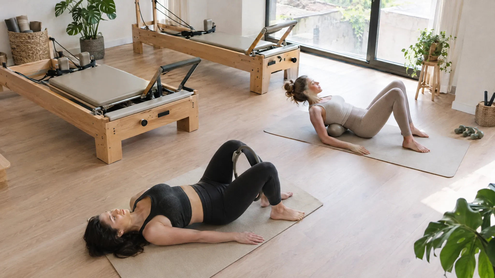 Pilates con piccoli attrezzi